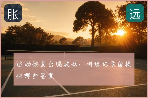 运动恢复出现波动,训练记录能提供哪些答案